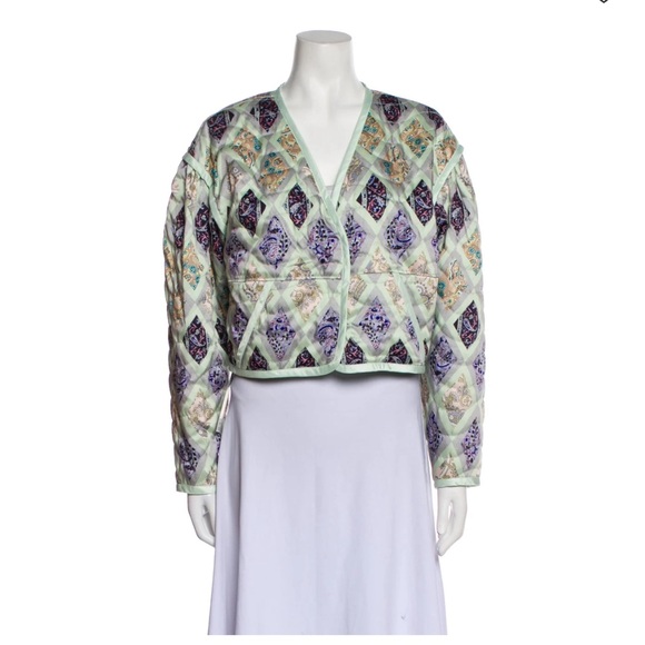 cinq-a-sept-floral-print-jacket-